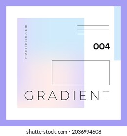 Minimal square banner design. Vivid pastel rainbow unicorn background  Suitable for social media posts, mobile apps, banners and web ads. Vector fashion Holographic backgrounds.