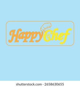Minimal Stander Chef Diseño de Logo
