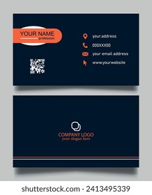 tarjeta de visita personal fija mínima. tarjeta de identidad de marca premium de lujo. identidad minimalista colorida de la empresa. simple papelería, tarjeta de empresa. tarjeta personal, gerente