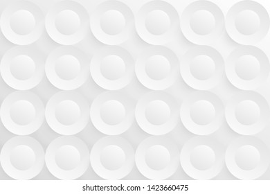 Minimal style flat 3D seamless circles background. creative illustration for social media, ad, wallpaper, web, landing page, cover, print, greeting card.