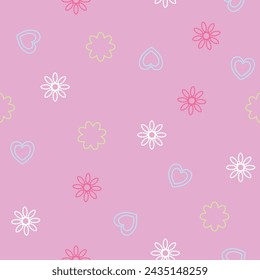 Minimal style seamless pattern for kid and baby fashion, textiles, fabrics, clothes, blankets, wallpapers, curtains, tablecloths, pillows, bedding sets, decorations, tiles, covers, and gift wrapping p