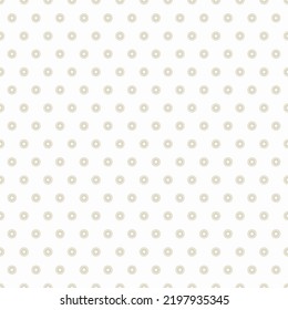 Minimal Style Seamless Pattern With Star Burst. Golden Stars Burst Shapes On White Background.