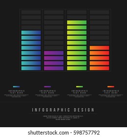 Minimal Style Vector infographic template. Business concept for content, diagram, flowchart, steps, parts, timeline infographics, workflow layout, chart