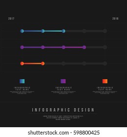 Minimal Style Vector infographic template. Business concept for content, diagram, flowchart, steps, parts, timeline infographics, workflow layout, chart
