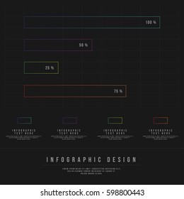 Minimal Style Vector infographic template. Business concept for content, diagram, flowchart, steps, parts, timeline infographics, workflow layout, chart