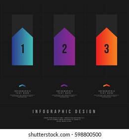 Minimal Style Vector infographic template. Business concept for content, diagram, flowchart, steps, parts, timeline infographics, workflow layout, chart