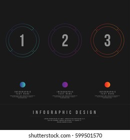 Minimal Style Vector infographic template. Business concept for content, diagram, flowchart, steps, parts, timeline infographics, workflow layout, chart