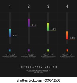 Minimal Style Vector infographic template. Business concept for content, diagram, flowchart, steps, parts, timeline infographics, workflow layout, chart