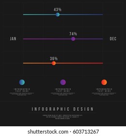 Minimal Style Vector infographic template. Business concept for content, diagram, flowchart, steps, parts, timeline infographics, workflow layout, chart