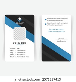 Minimal and Stylish Office ID Card