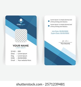 Minimal and Stylish Office ID Card