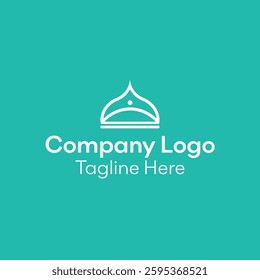Minimal Sultan House Logo Design