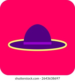 Minimal Summer Hat Icon – Stylish Sun Protection