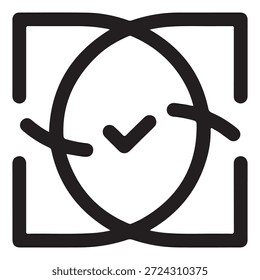 Minimal symbol representing accountability and responsibility in AI.