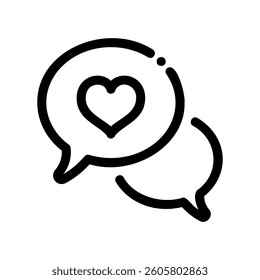 A minimal symbol representing a subject chat