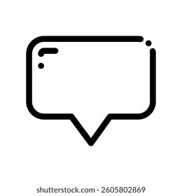 A minimal symbol representing a subject chat