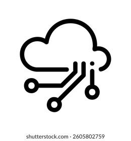 A minimal symbol representing a subject cloud