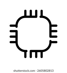 A minimal symbol representing a subject CPU