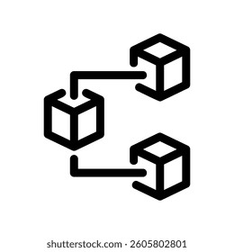 A minimal symbol representing a subject cube