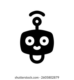 A minimal symbol representing a subject robot