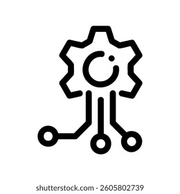A minimal symbol representing a subject smart setting