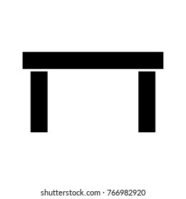 Minimal Table Icon Illustration