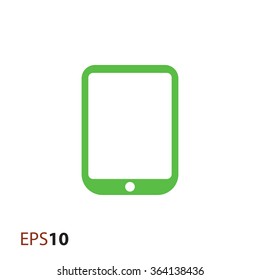 Minimal tablet icon for web and mobile