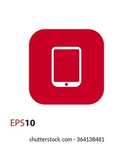Minimal tablet icon for web and mobile