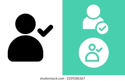 Minimal Teamwork in business management icon set.