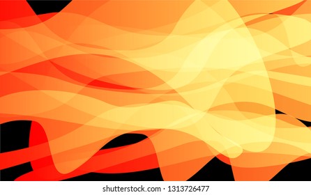 Minimal Tech Background. Colorful Neon Modern Design for Print, Cover, Poster. Gradient Shapes on Black Background.