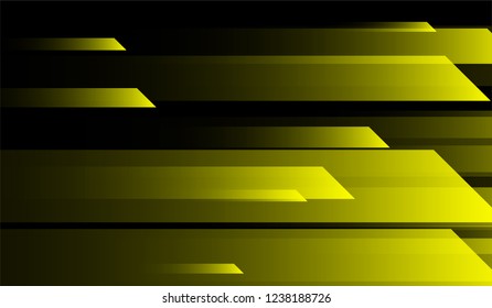 Minimal Tech Background. Gradient Shapes on Black Background. Bright Modern Design for Card, Cover, Banner.