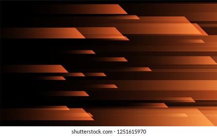 Minimal Tech Background. Gradient Shapes on Black Background. Bright Futuristic Design for Card, Cover, Poster.