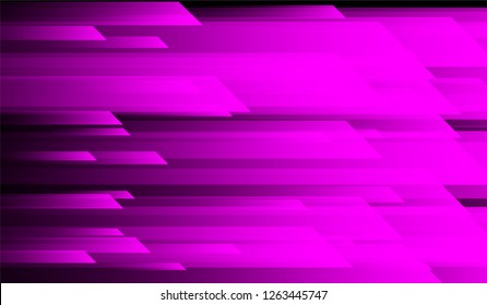 Minimal Tech Background. Gradient Shapes on Black Background. Colorful Modern Design for Card, Cover, Poster.