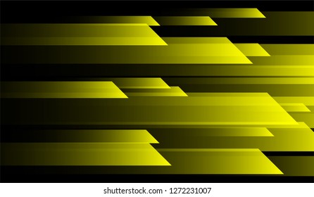 Minimal Tech Background. Gradient Shapes on Black Background. Colorful Futuristic Design for Card, Banner, Placard.