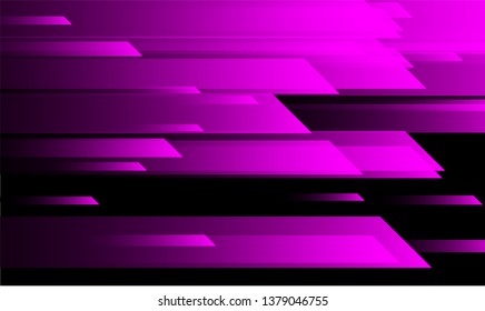 Minimal Tech Background. Gradient Shapes on Black Background. Bright Modern Design for Print, Brochure, Placard.