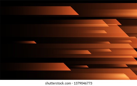Minimal Tech Background. Gradient Shapes on Black Background. Colorful Futuristic Design for Wallpaper, Banner, Placard.