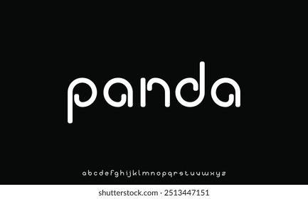 Conjunto mínimo de letras de fuente de tecnología. Tipografía de Vector de lujo para la empresa. Diseño moderno del logotipo de las Fuentes de juego.