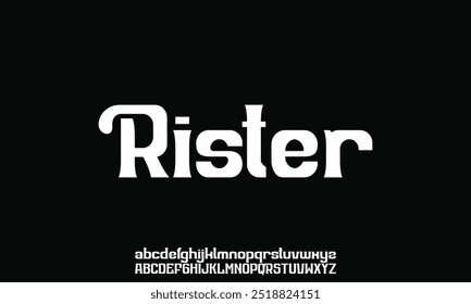 Minimal tech font letter set. Luxury vector typeface for company. Modern gaming fonts logo design.
