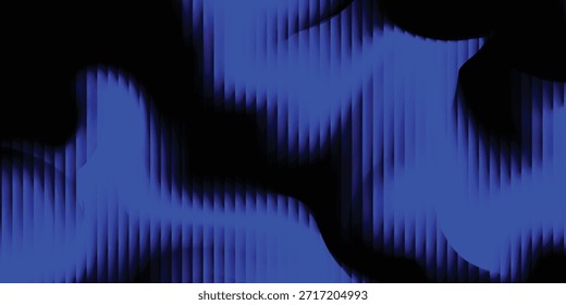 Tecno abstrato mínimo com linhas de movimento azul luminoso e transições de gradiente.