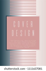 Minimal template corporate style.  Vector cover design. Can be used for poster, brochure, magazine, card, book, flyer, banner, anniversary. Trendy corporate style.
