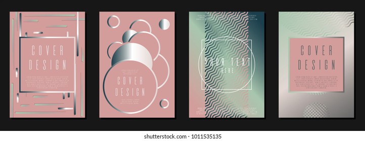 Minimal template design for your business. Template in A4.  Can be used for poster, brochure, magazine, card, book, flyer, banner, anniversary. Trendy corporate style.