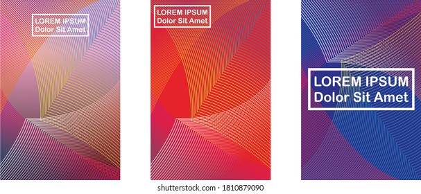 Minimal template . Geometric lines patterns with edges. angels. halftone poster. Banner backgrounds. line shape patterns . header elements. cover templates.