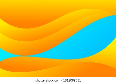 minimal template in paper cut style design for branding, advertising with abstract shapes. Modern background for covers, invitations, posters, banners, flyers, placards. Vector illustration.