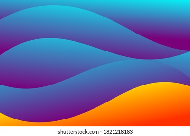 minimal template in paper cut style design for branding, advertising with abstract shapes. Modern background for covers, invitations, posters, banners, flyers, placards. Vector illustration.