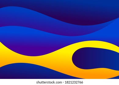 minimal template in paper cut style design for branding, advertising with abstract shapes. Modern background for covers, invitations, posters, banners, flyers, placards. Vector illustration.