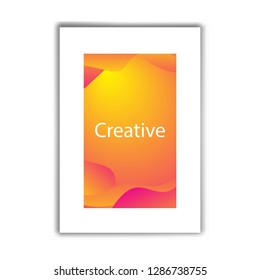 minimal template vector - cover papercut style design for client, shapes modern background illustration , poster banners, flyers, 3d abstract