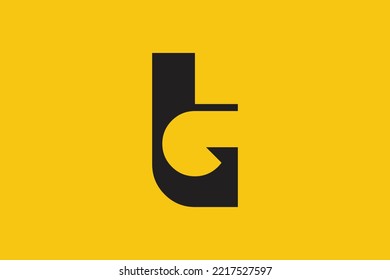 Minimal TG logo. Icon of a GT letter on a luxury background. Logo idea based on the TG monogram initials. Professional variety letter symbol and GT logo on background.
