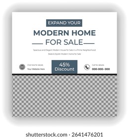 Minimal theme Instagram promotional post design