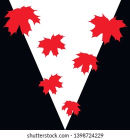 A minimal three color background 