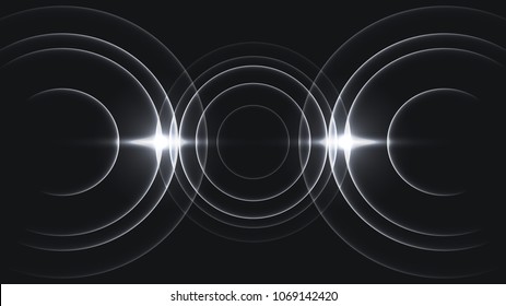 minimal three cycles sound wave